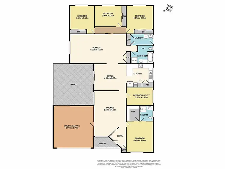 Floorplan of Homely house listing, 6 Osprey Court, Pakenham VIC 3810
