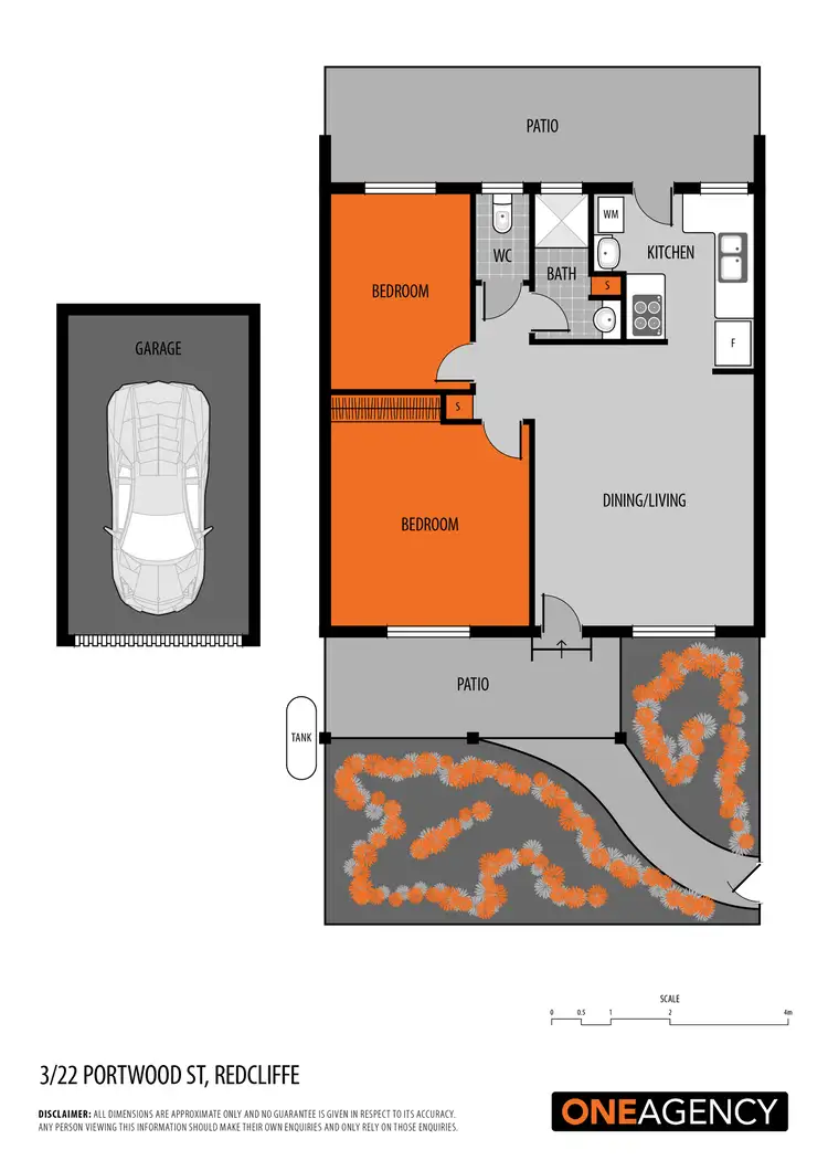 Floorplan of Homely unit listing, 3/22 Portwood Street, Redcliffe QLD 4020