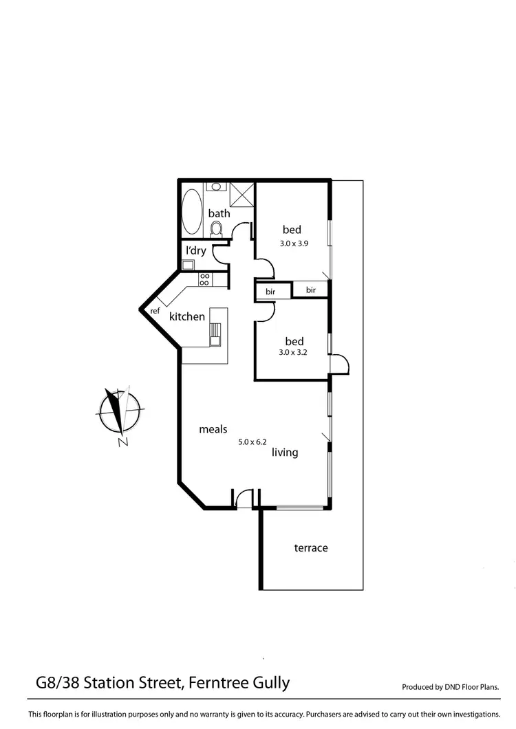 Floorplan of Homely apartment listing, G8/38 Station Street, Ferntree Gully VIC 3156