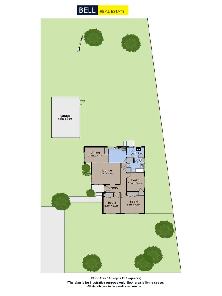 Floorplan of Homely house listing, 31 Gladesville Drive, Kilsyth VIC 3137