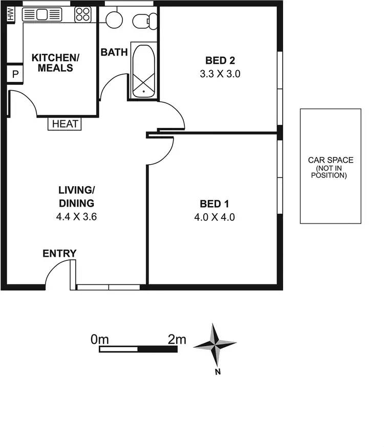 Floorplan of Homely apartment listing, 8/3 Kooyongkoot Road, Hawthorn VIC 3122
