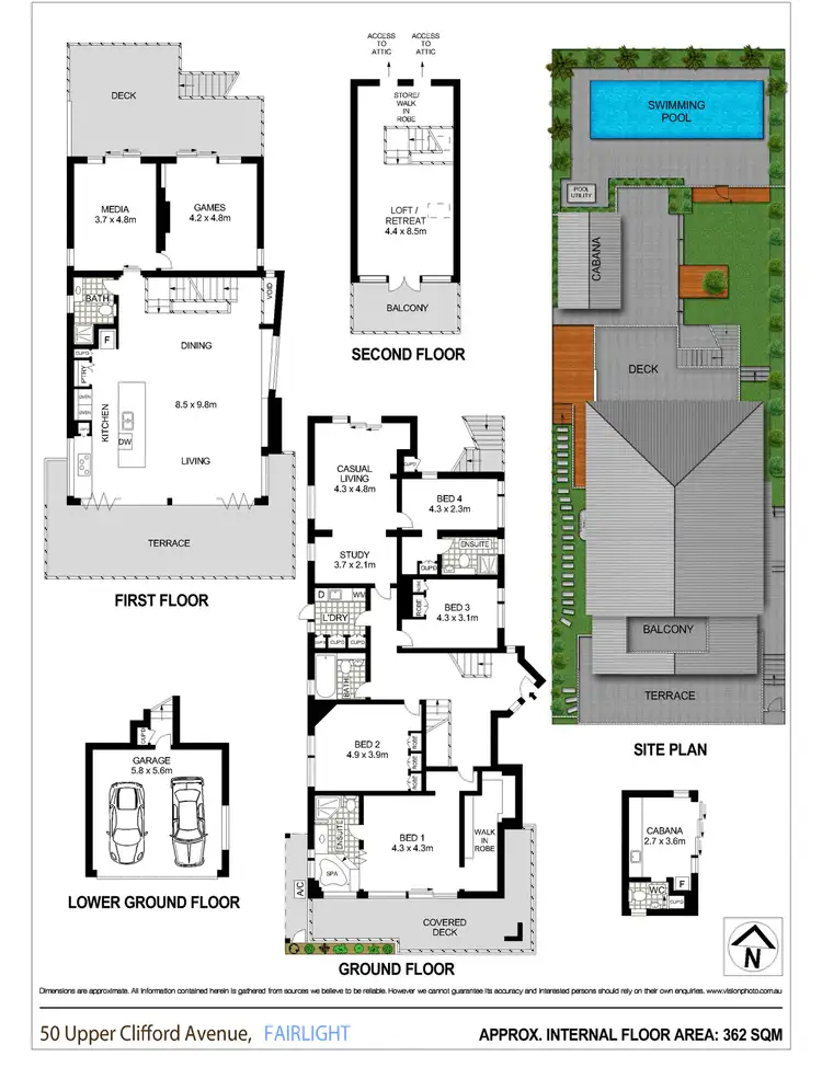 Floorplan of Homely house listing, 50 Upper Clifford Avenue, Fairlight NSW 2094