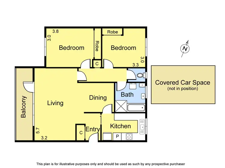 Floorplan of Homely unit listing, 12/8 - 14 Grimshaw Street, Greensborough VIC 3088