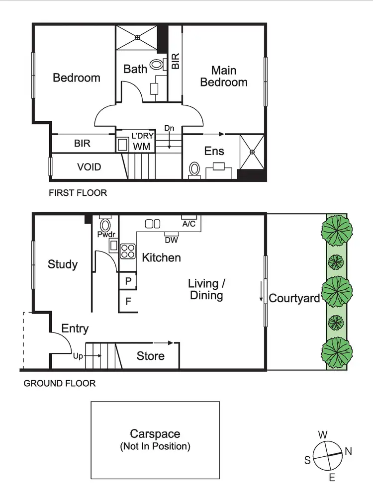 Floorplan of Homely townhouse listing, 6/4 Lansdowne Road, St Kilda East VIC 3183