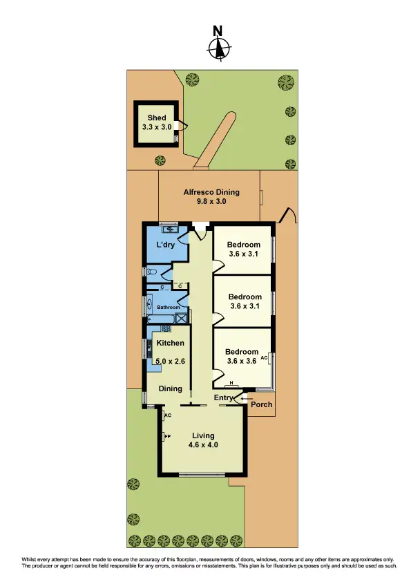 Floorplan of Homely house listing, 6 Jubilee Street, Newport VIC 3015