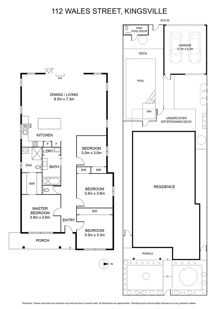 Floorplan of Homely house listing, 112 Wales Street, Kingsville VIC 3012