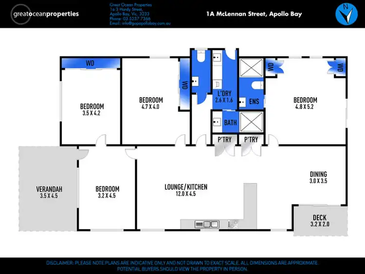 Floorplan of Homely house listing, 1a McLennan Street, Apollo Bay VIC 3233