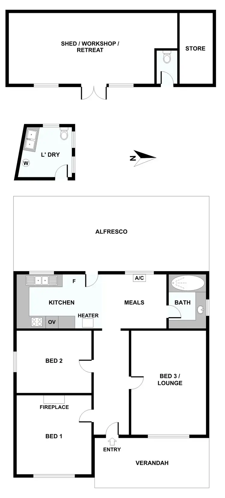 Floorplan of Homely house listing, 83 Townshend Road, Subiaco WA 6008