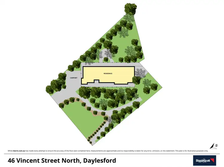Floorplan of Homely house listing, 46 Vincent Street North, Daylesford VIC 3460