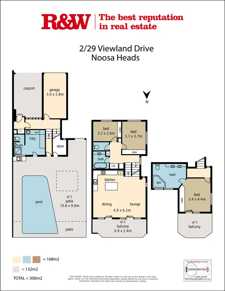 Floorplan of Homely house listing, 2/29 Viewland Drive, Noosa Heads QLD 4567