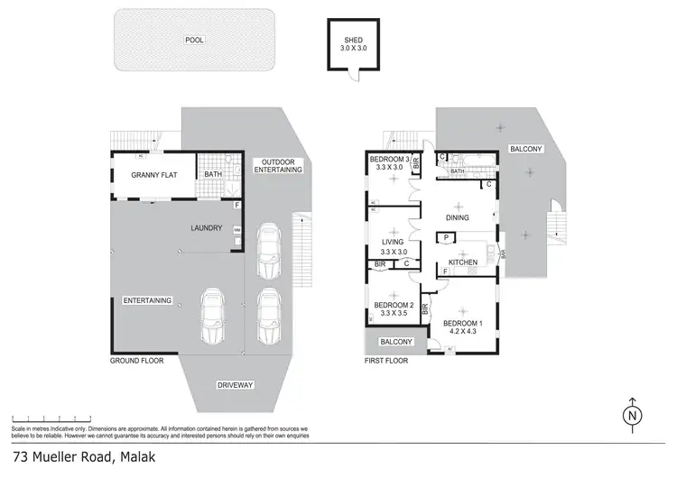 Floorplan of Homely house listing, 73 Mueller Road, Malak NT 812