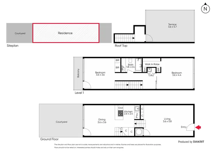 Floorplan of Homely house listing, 395 Drummond Street, Carlton VIC 3053