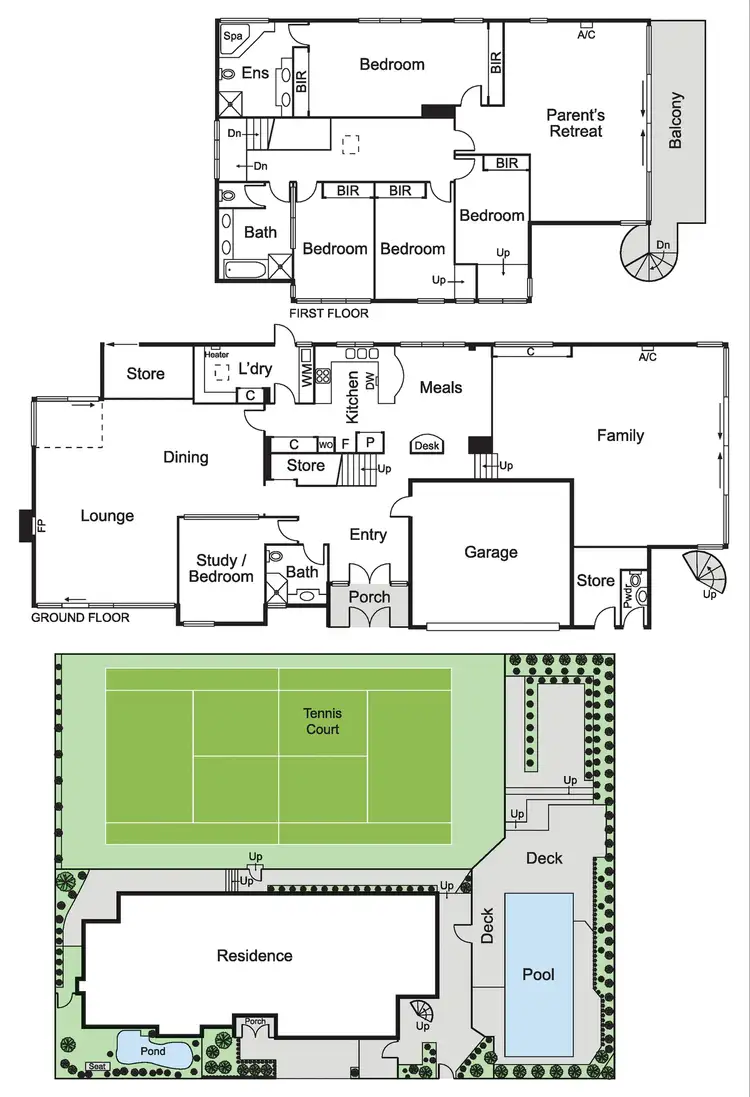Floorplan of Homely house listing, 1 Heather Road, Caulfield South VIC 3162