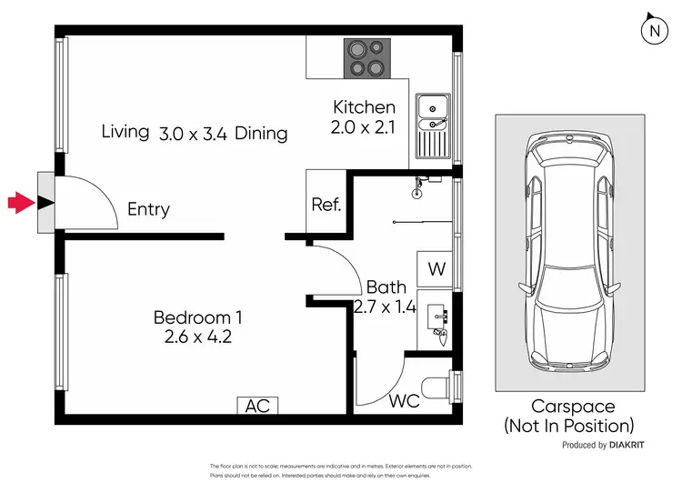 Floorplan of Homely apartment listing, 5/187 Charles Street, Seddon VIC 3011