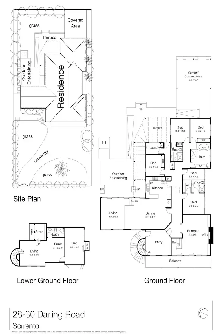 Floorplan of Homely house listing, 28 Darling Road, Sorrento VIC 3943