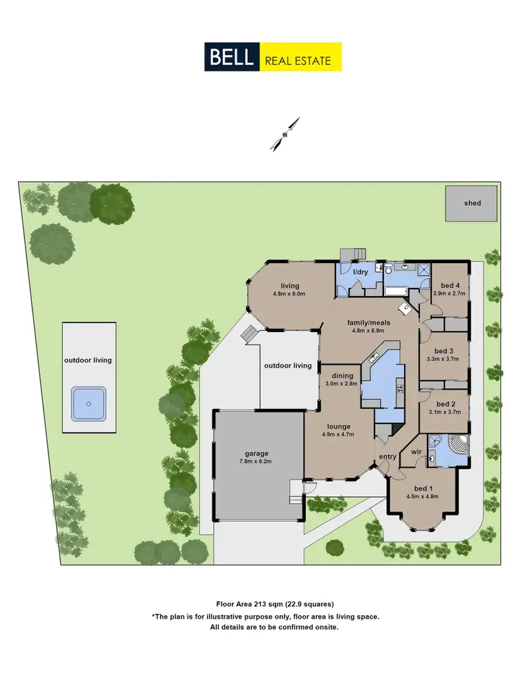 Floorplan of Homely house listing, 13 Lara Court, Mount Evelyn VIC 3796