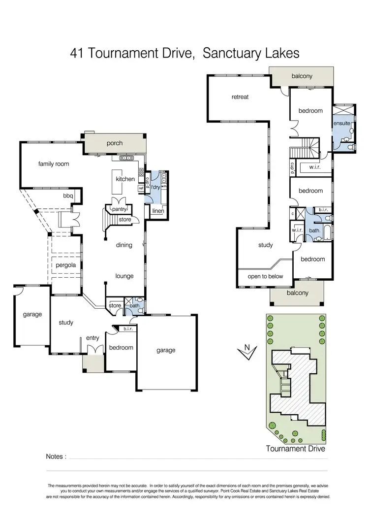 Floorplan of Homely house listing, 41 Tournament Drive, Sanctuary Lakes VIC 3030