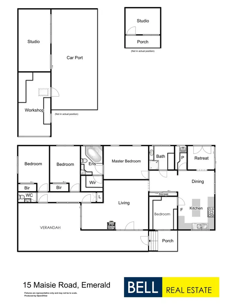 Floorplan of Homely house listing, 15 Maisie Road, Emerald VIC 3782