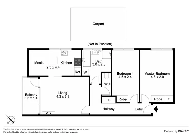 Floorplan of Homely apartment listing, 4/15 Burnett Street, St Kilda VIC 3182