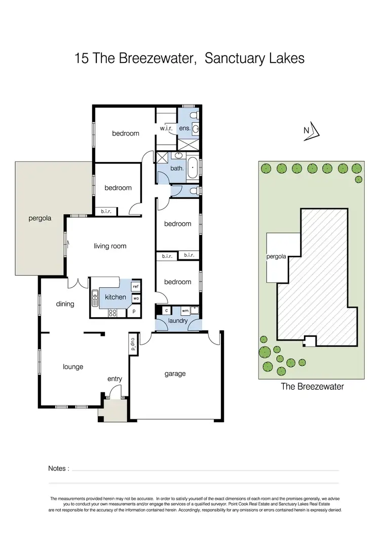 Floorplan of Homely house listing, 15 The Breezewater, Sanctuary Lakes VIC 3030