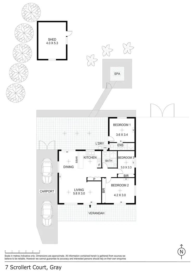 Floorplan of Homely house listing, 7 Schollert Court, Gray NT 830