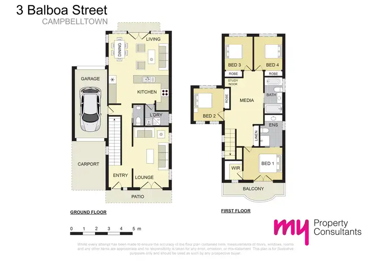 Floorplan of Homely house listing, 3 Balboa Street, Campbelltown NSW 2560