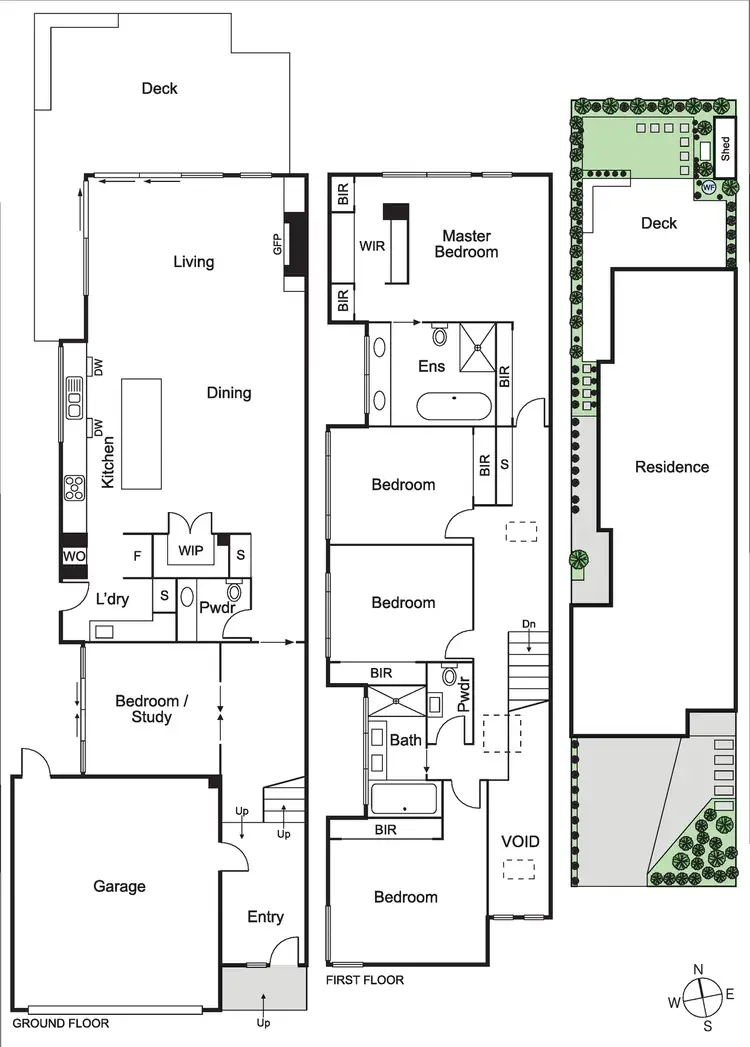Floorplan of Homely townhouse listing, 397a Glen Eira Road, Caulfield North VIC 3161