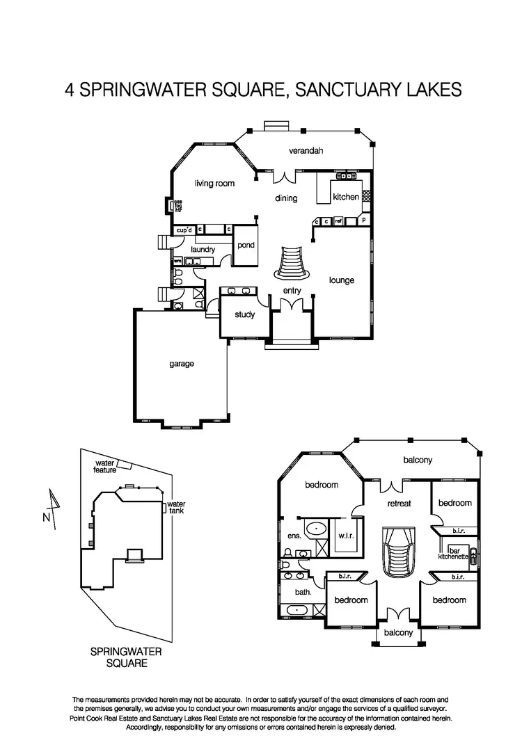 Floorplan of Homely house listing, 4 Springwater Square, Sanctuary Lakes VIC 3030