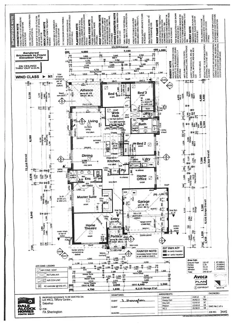 Floorplan of Homely house listing, 13 Tiffany Centre, Dalyellup WA 6230