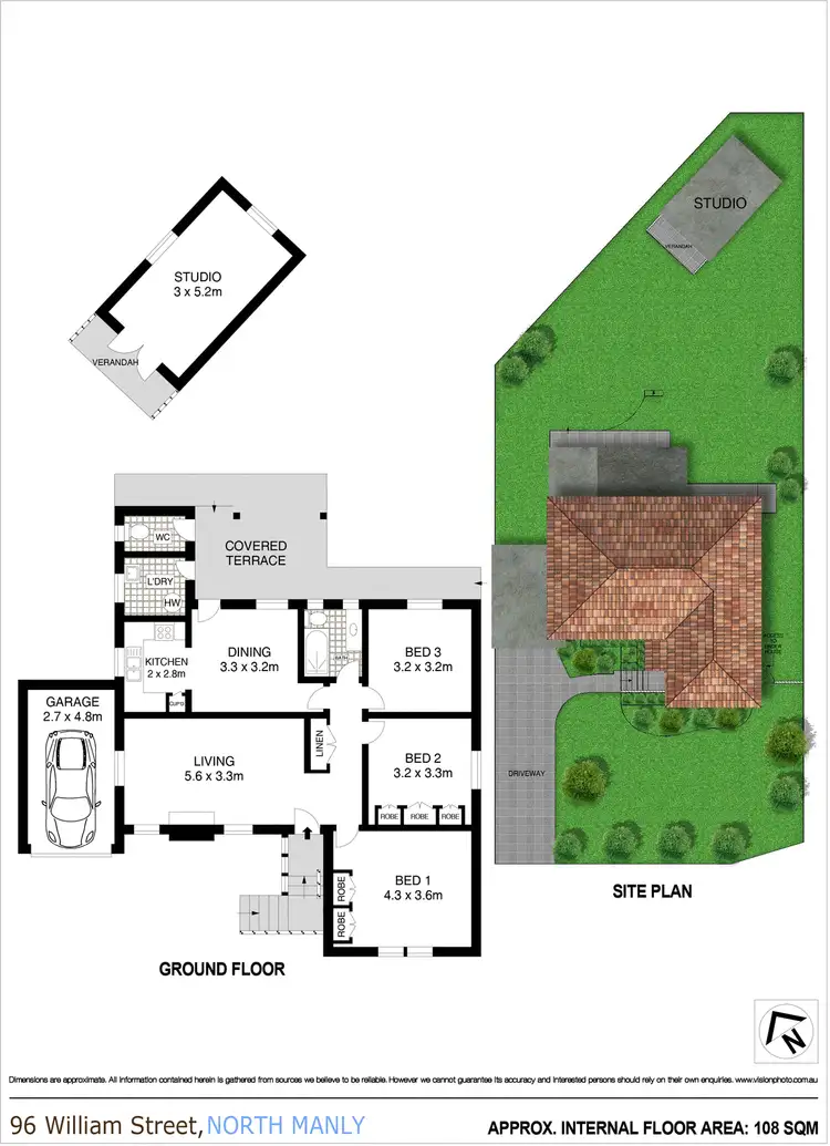 Floorplan of Homely house listing, 96 William Street, North Manly NSW 2100