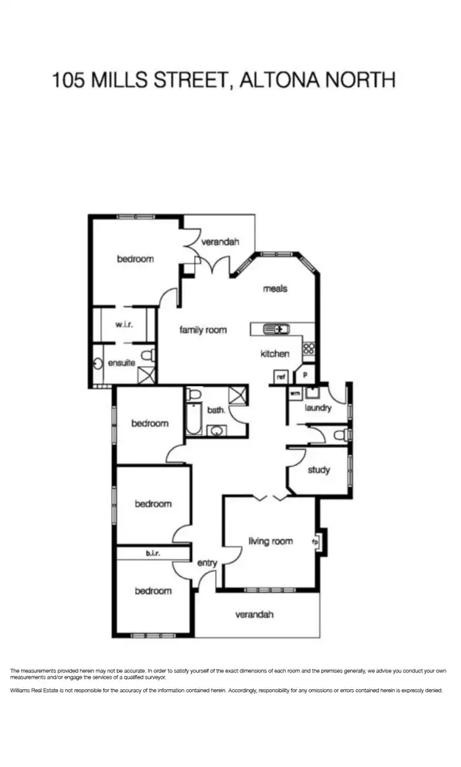 Floorplan of Homely house listing, 105 Mills Street, Altona North VIC 3025