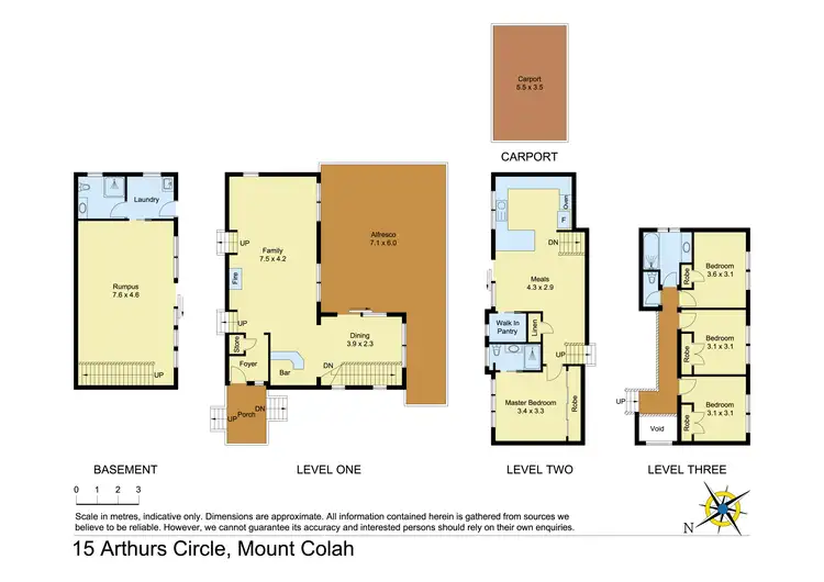 Floorplan of Homely house listing, 15 Arthurs Circle, Mount Colah NSW 2079