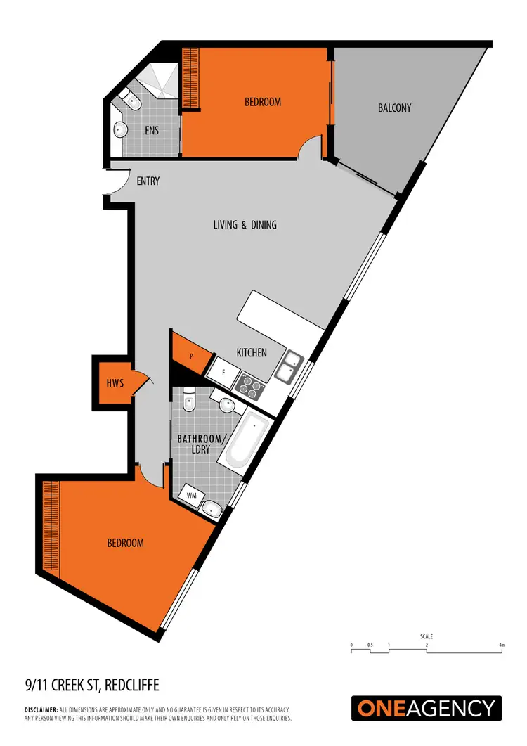 Floorplan of Homely unit listing, 9/11 Creek Street, Redcliffe QLD 4020