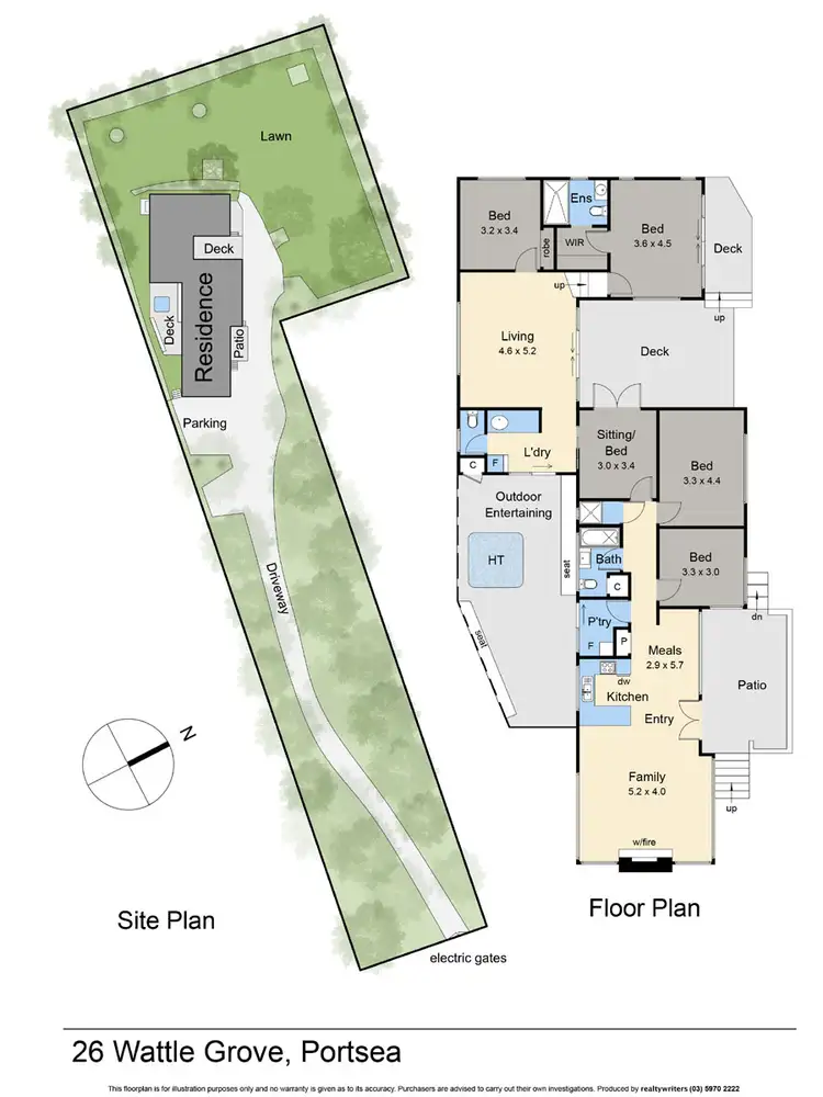 Floorplan of Homely house listing, 26 Wattle Grove, Portsea VIC 3944