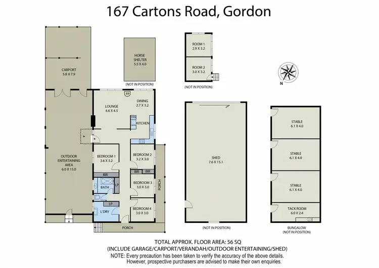 Floorplan of Homely house listing, 167 Cartons Road, Gordon VIC 3345