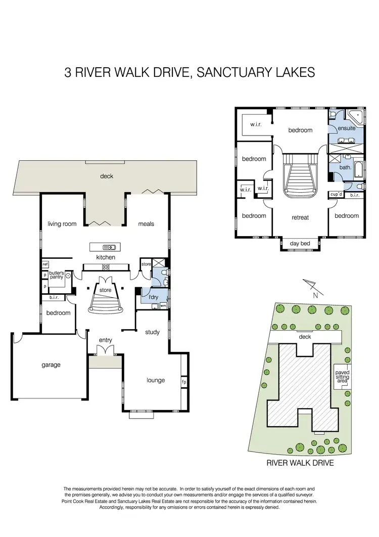 Floorplan of Homely house listing, 3 River Walk Drive, Sanctuary Lakes VIC 3030