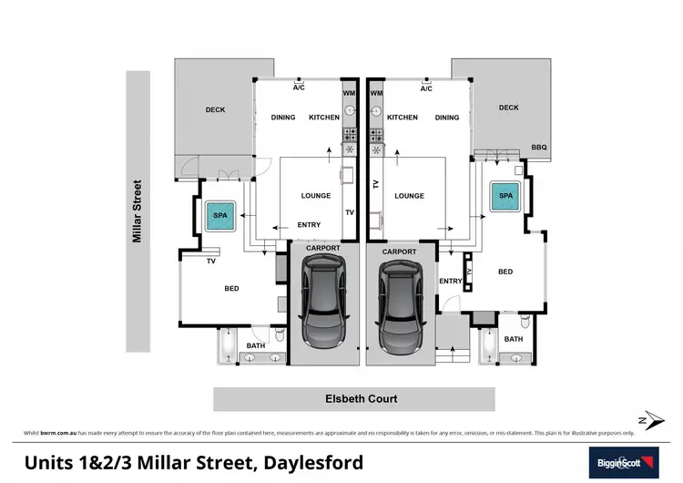 Floorplan of Homely house listing, 3 Millar Street, Daylesford VIC 3460