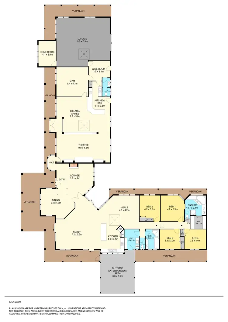 Floorplan of Homely house listing, 7718 Midland Highway, Magpie VIC 3352