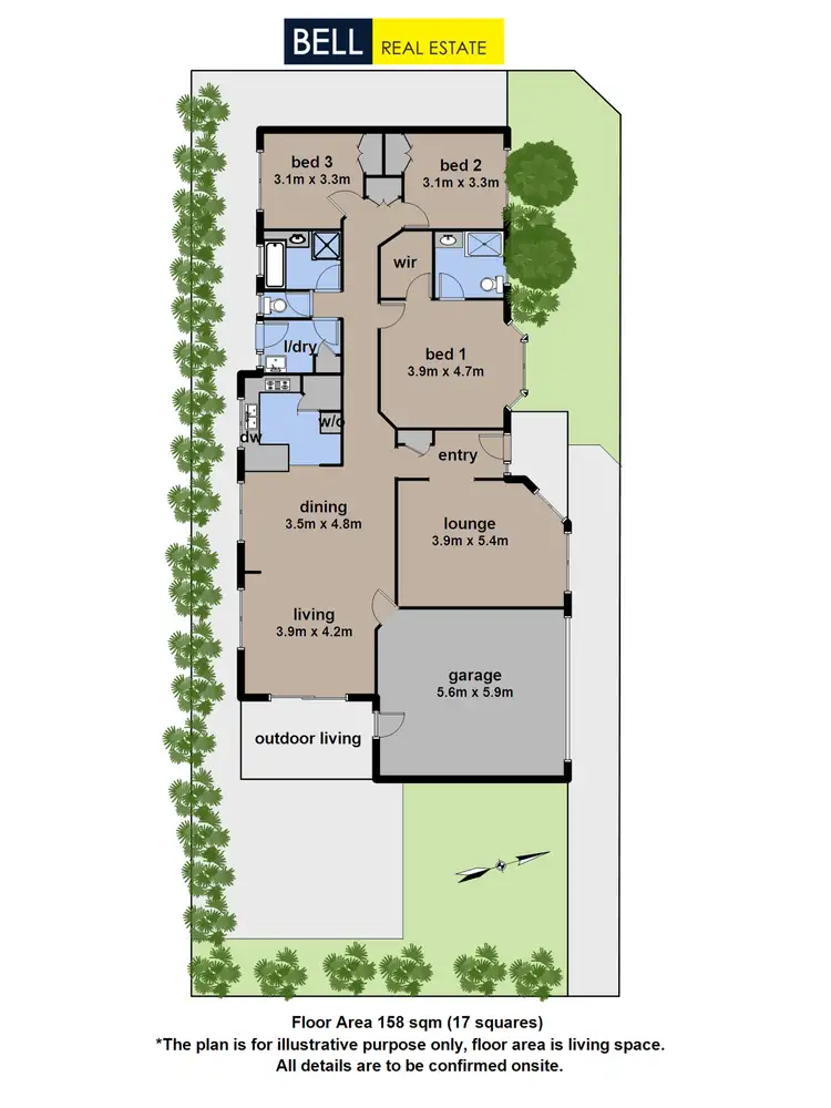Floorplan of Homely house listing, 1/54 Bristol Crescent, Lilydale VIC 3140