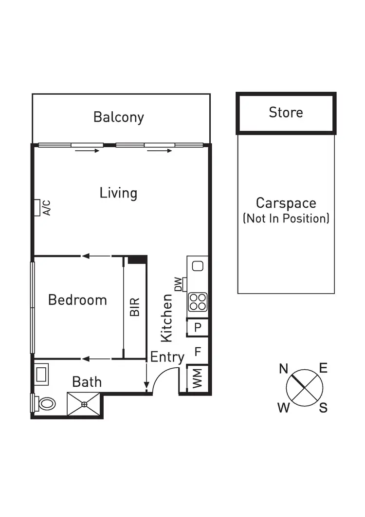 Floorplan of Homely apartment listing, 101/126 Brighton Road, Ripponlea VIC 3185