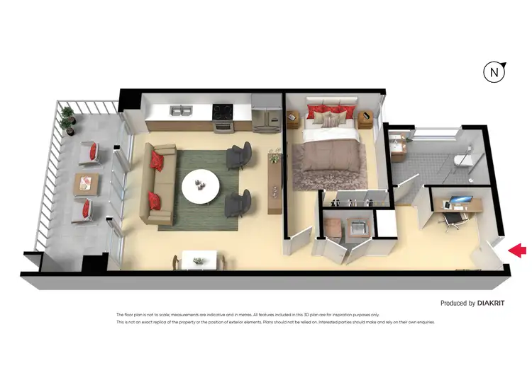 Floorplan of Homely apartment listing, 101/44 Beach Street, Frankston VIC 3199