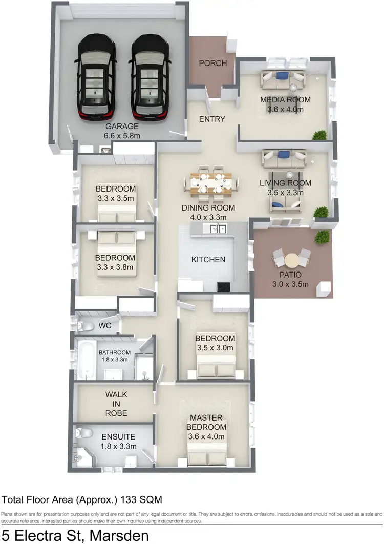 Floorplan of Homely house listing, 5 Electra Street, Marsden QLD 4132