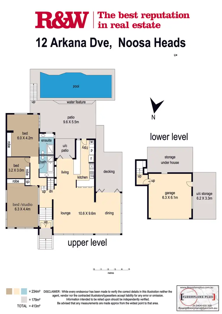 Floorplan of Homely house listing, 12 Arkana Drive, Noosa Heads QLD 4567