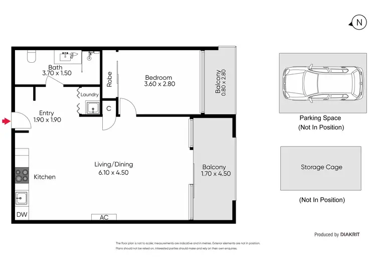Floorplan of Homely apartment listing, 205/1 High Street, Preston VIC 3072