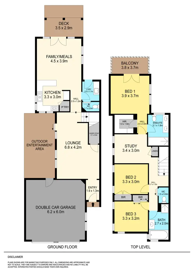 Floorplan of Homely townhouse listing, 12/322 Clayton Street, Canadian VIC 3350