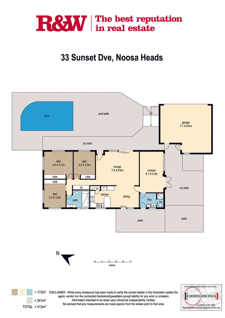 Floorplan of Homely house listing, 33 Sunset Drive, Noosa Heads QLD 4567