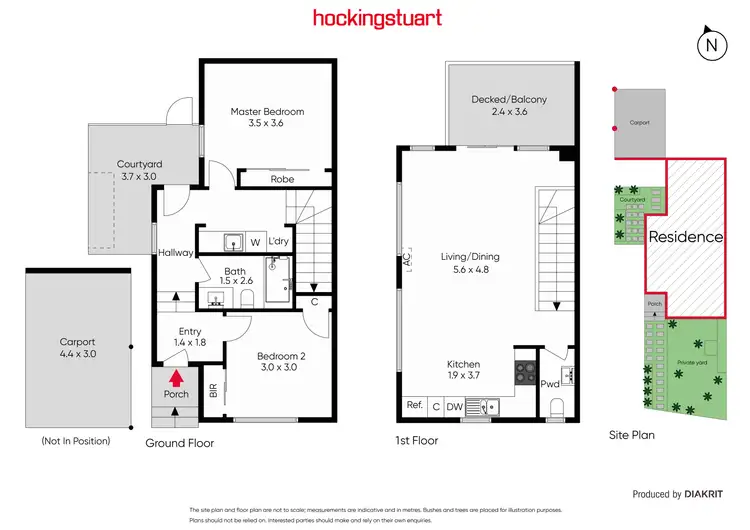 Floorplan of Homely townhouse listing, 2&4/212-214 Cranbourne Road, Frankston VIC 3199