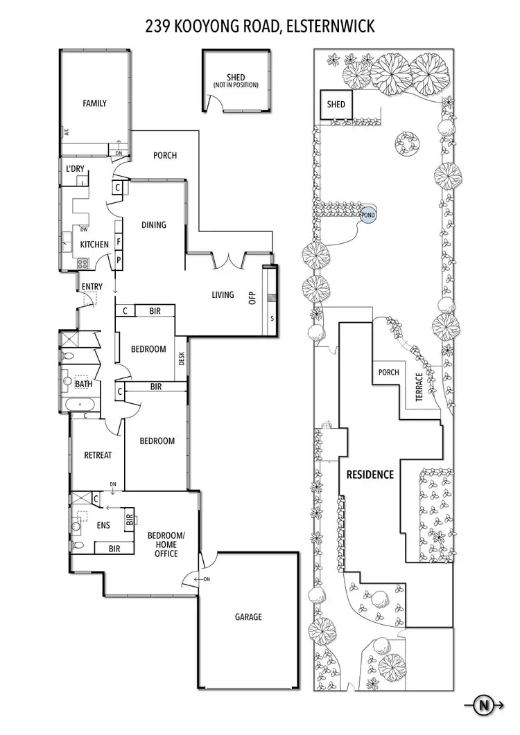 Floorplan of Homely house listing, 239 Kooyong Road, Elsternwick VIC 3185