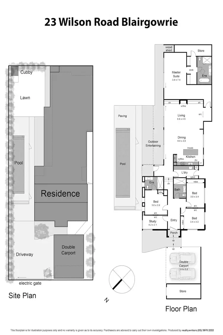Floorplan of Homely house listing, 23 Wilson Road, Blairgowrie VIC 3942