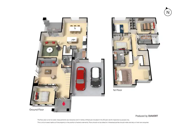 Floorplan of Homely house listing, 5 Prada Drive, Epping VIC 3076